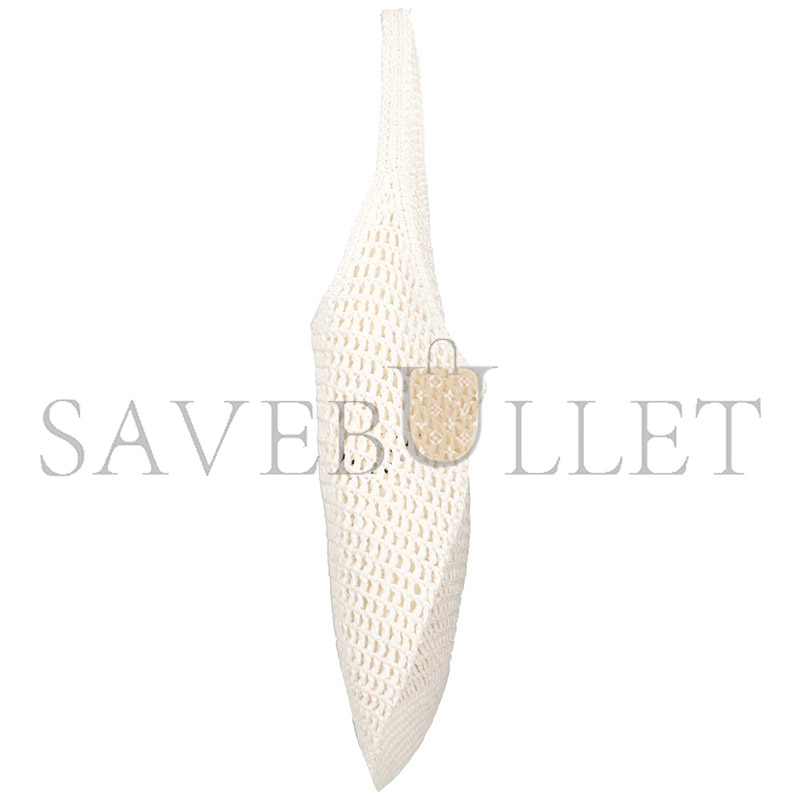 Pra*a triangle logo bucket tote raffia blue 1bg424 (53*40cm)